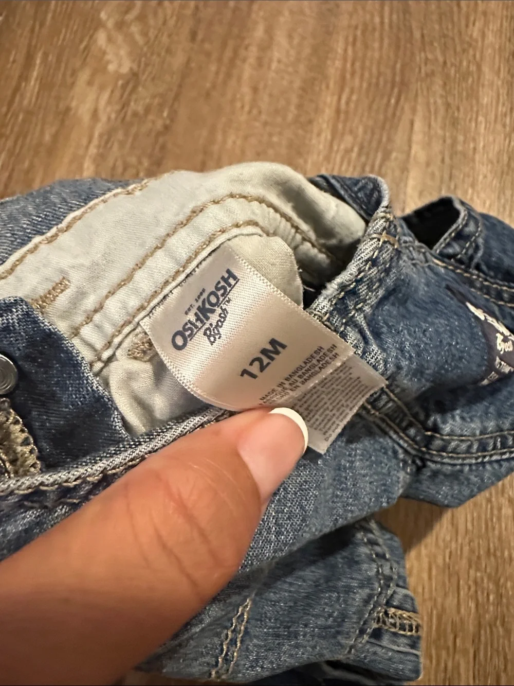 OshKosh B'gosh Medium Blue Denim Kids Overalls